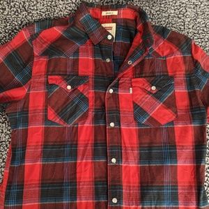 Levi's Plaid Button Down